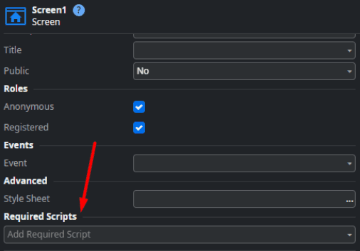 Required Scripts